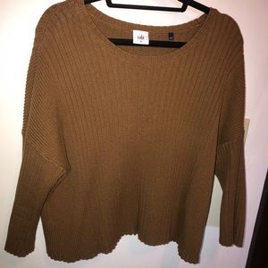 CAbi Brown Luna Pullover Sweater